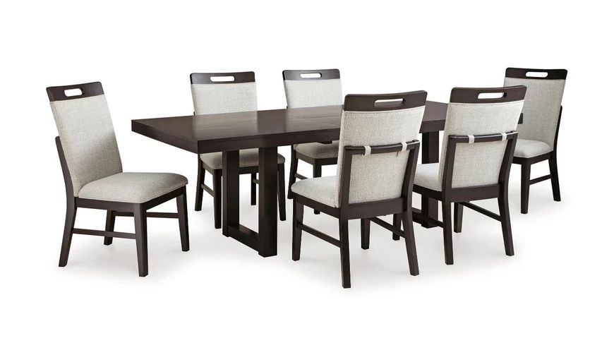 Fine Dining and Fine Prices: Neymorton Table w/ 6 Chairs