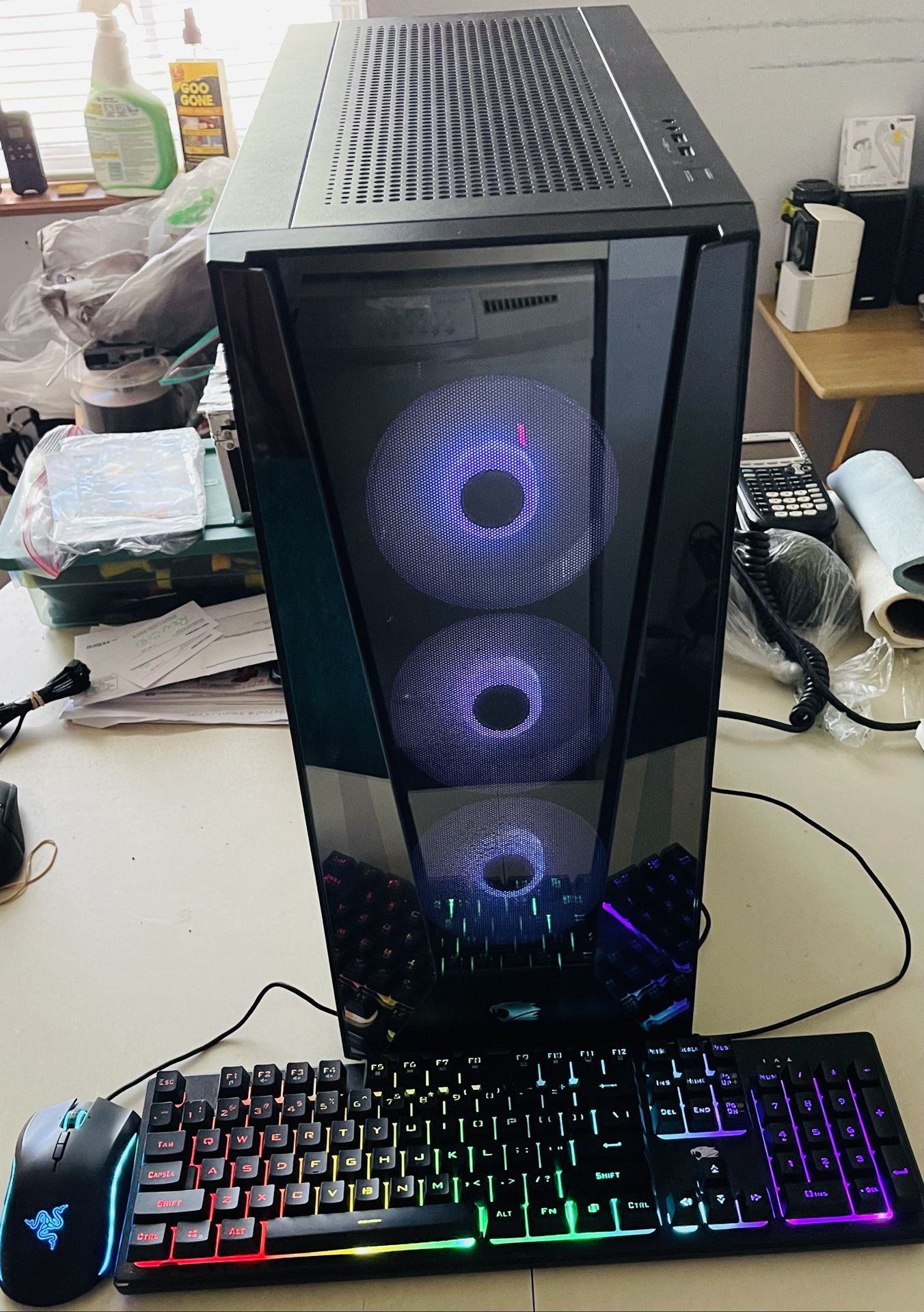 gaming desktop AMD Ryzen 7 8 cores 16 thread 12gb gpu 16gb ram 1tb ssd