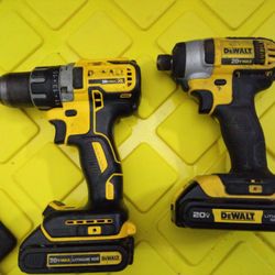 DeWalt 20v Max Impact And DeWalt 20v Max Drill