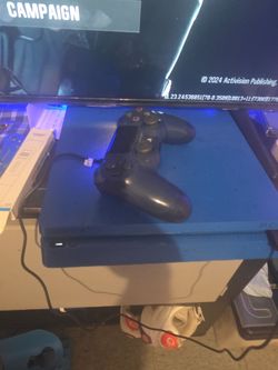 PS4 with games and headset