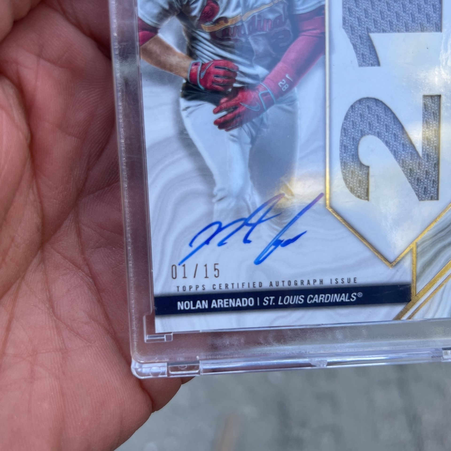 2022 Topps Luminaries / Nolan Arenado Autographed Card