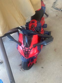 Spider Man electric motorcycle