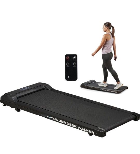 Brand New Portable 30in Walking Pad Under Desk Treadmill, Under Desk Small Work Desk Compact Mini Treadmill - Max Speed 3.8 MPH, Home & Office Mini Wa