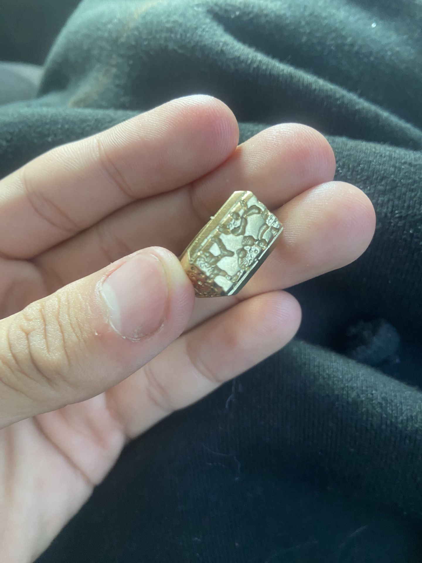 10k Nugget Ring