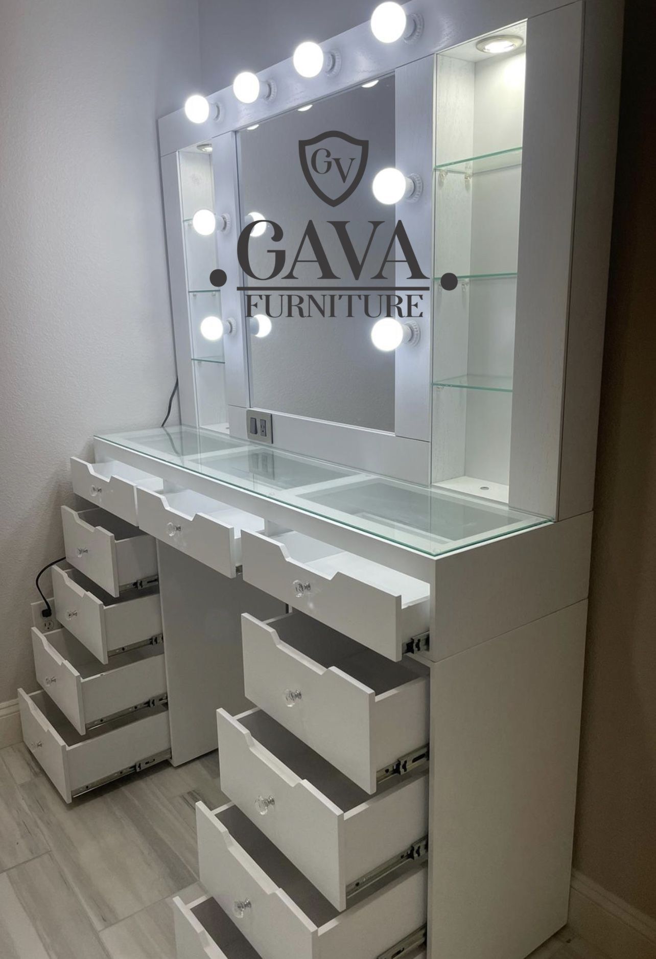 Vanity Nuevo hermoso regalo para esta navidad envíos hoy mismo Cash 11 cajones con riel