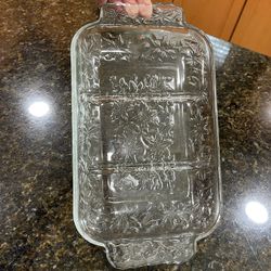 Princess house divided Serving tray