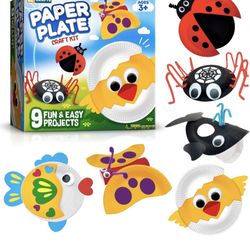 Fun&Easy Homeschool Arts & Crafts for Toddlers 2-4 Years: Animal Creations Activity Kit - 9 Craft Projects