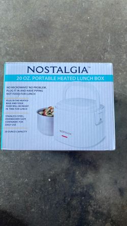 Nostalgia 20 oz. Portable Heated Lunch Box