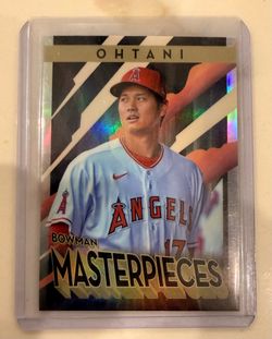2022 Bowman's Best - Bowman Masterpieces Shohei Ohtani #BM-4 Angels Dodgers MVP