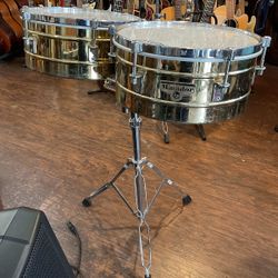 Latin Percussion Matador 14" & 15" Timbales W/ Stand