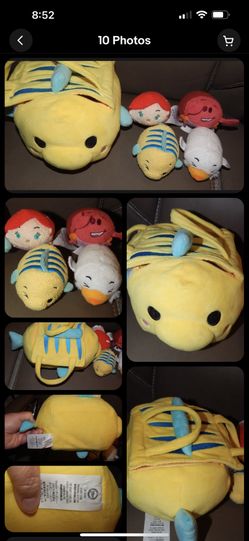 Flounder Tsum Tsum Set-New With Tags