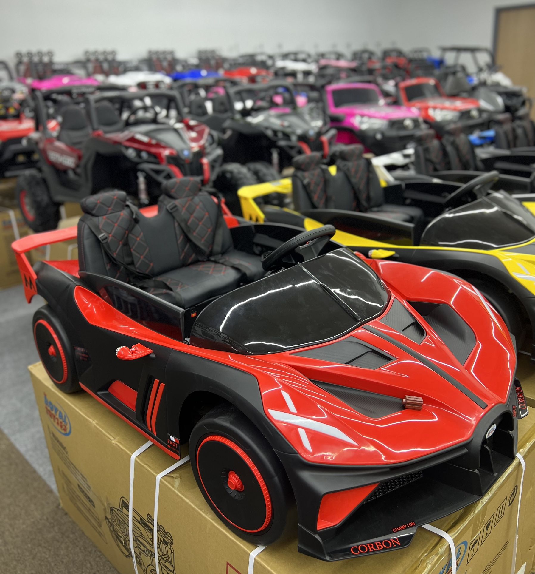 2 Seaters Kids Ride on Sports Car w/Remote and Self Control