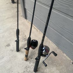 Spin Cast Rod And Reels