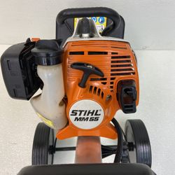 Stihl M55 Tiller In Very Good Condition with Edger Blade