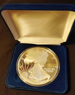 1 Troy Pound Silver Coin Limited Edition Silver Eagle 1998
