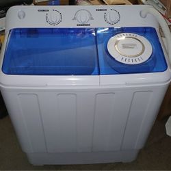 Compact Washing Machine with Spin Dryer