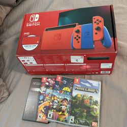 Nintendo Switch With 4 Games 