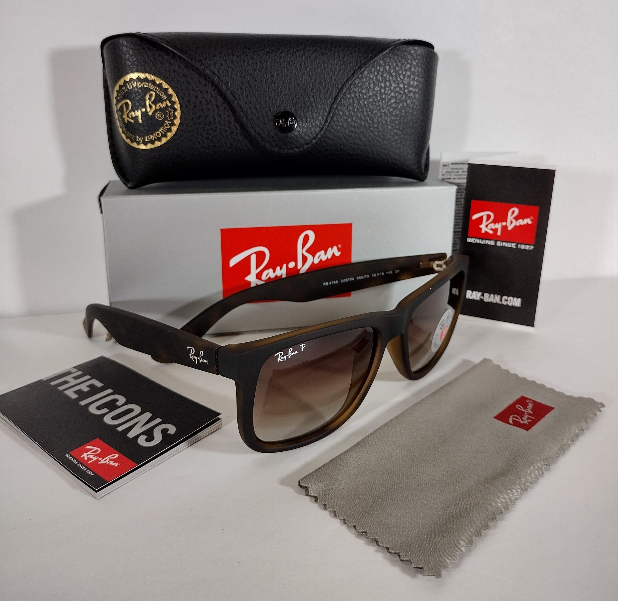 NEW in Original Packiging Polarized RB Justin Sunglasses