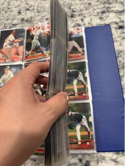 Binder full of (contact info removed) Topps  baseball cards