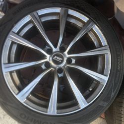 BRAND NEW ALL SEASON TIRES AND 18” RIMS 5x114.