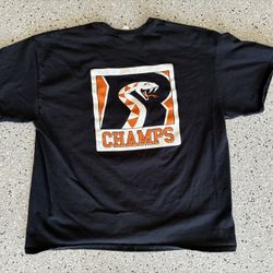 “ARIZONA RATTLERS” 6X World Champs Black Shirt. Size 2XL. Pre Owned.