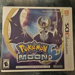 Pokemon Moon Nintendo 3DS Complete Authentic 