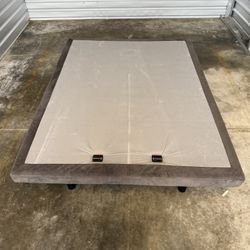 Negan Queen Adjustable Bed Base Grey and Black