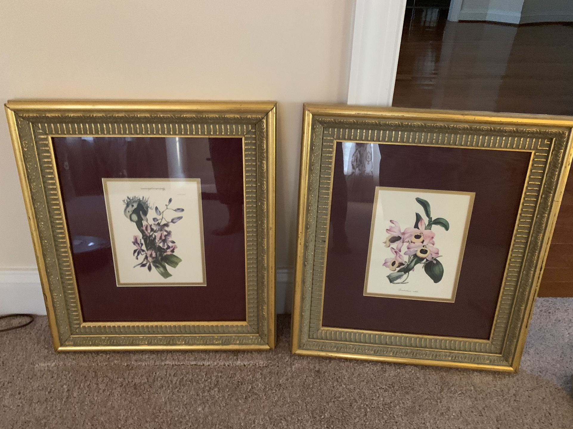 2 Ornate framed pictures