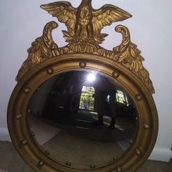 Vintage Mirror .very Old Like New. Bubble Mirror
