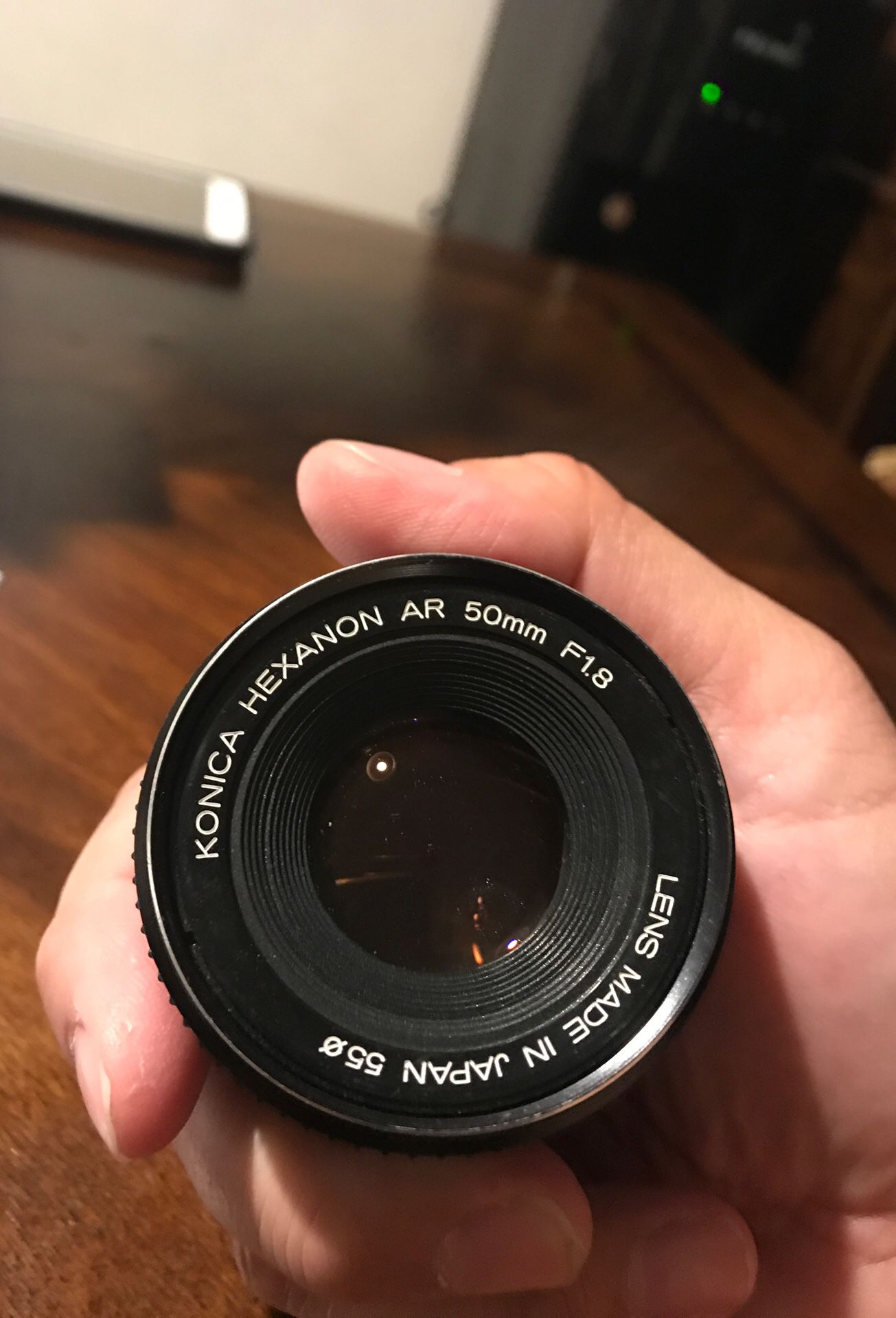 Konica Hexanon 50mm 1.8 lens