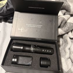 tatto kit worm hole barely used