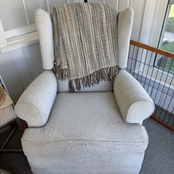 Pottery Barn swivel/ Reclining Rocking chair 
