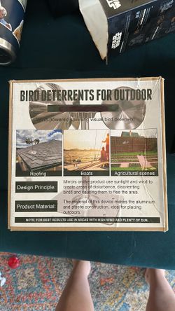Bird reflector deterrent