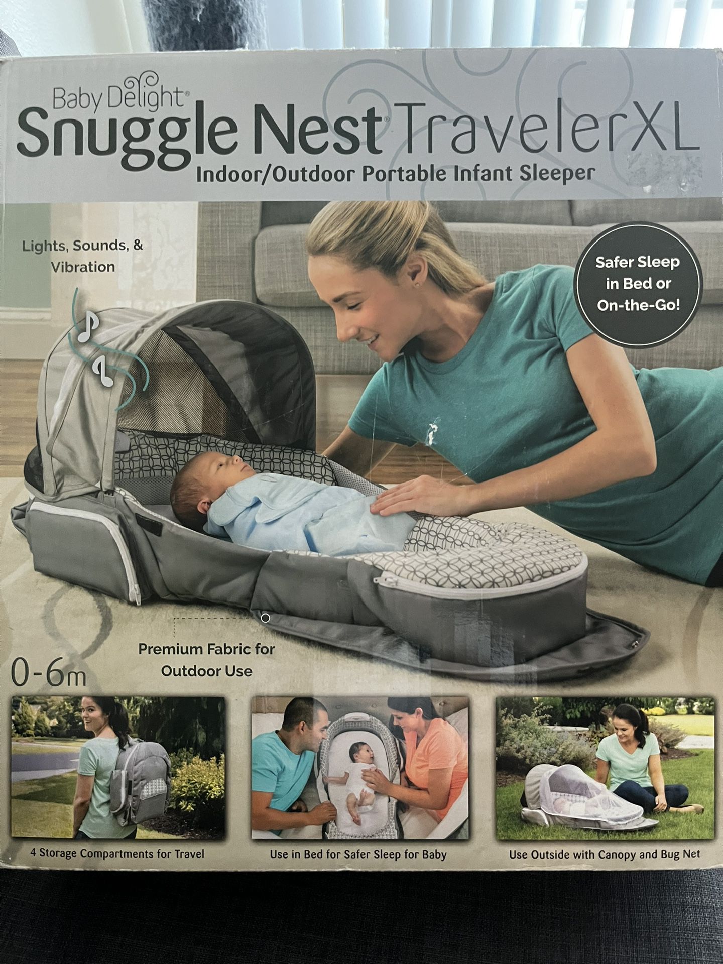 Snuggle nest Traveler XL Baby Delight