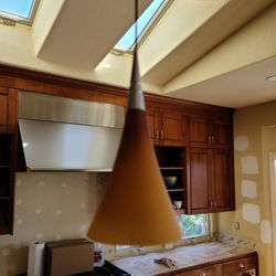 Tech Lighting. Low voltage monorail with pendant lights