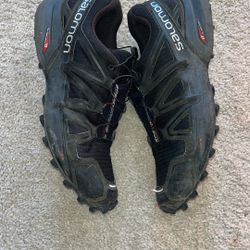 Salomon Speed Cross 4 Trail Running Shoes Sneakers Mens Size 11    $30