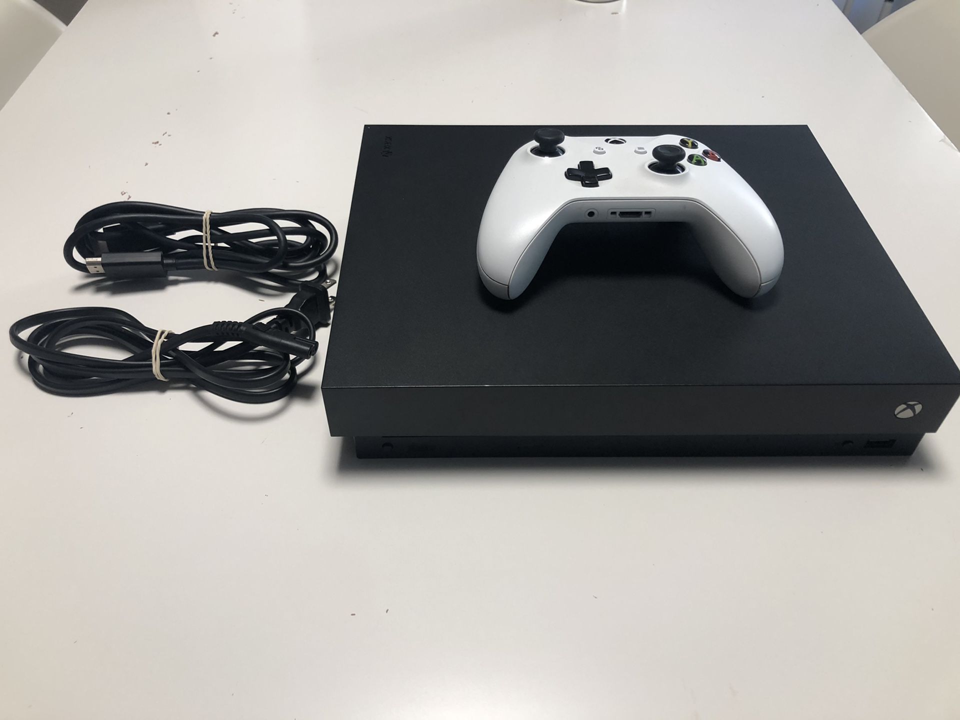 Xbox One X 1 TB with some games