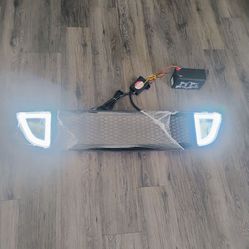 Ford mustang 2014 grille black/white led $40