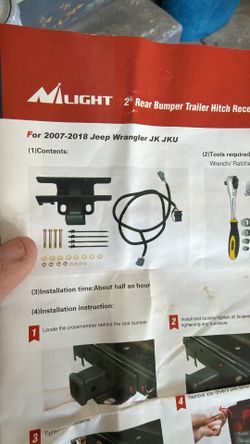Hitch for jeep wrangler