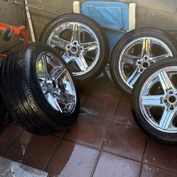 Set Of Tires And Rims Good Condition! … Tires 17 Inch And Rims 5 Lug Came Off 2000 S10 Pickup Truck 