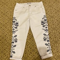 Stretch  Crop Pants Size 14