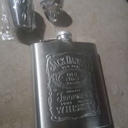 Jack Daniels Stainless Steel Flask 