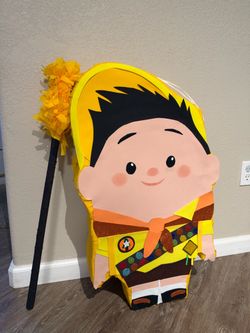 Russell from Up Piñata with Stick