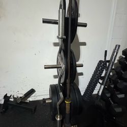 Weight Rack w/accessories