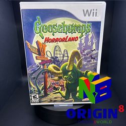 Goosebumps HorrorLand Nintendo Wii Video Game Complete CIB Tested