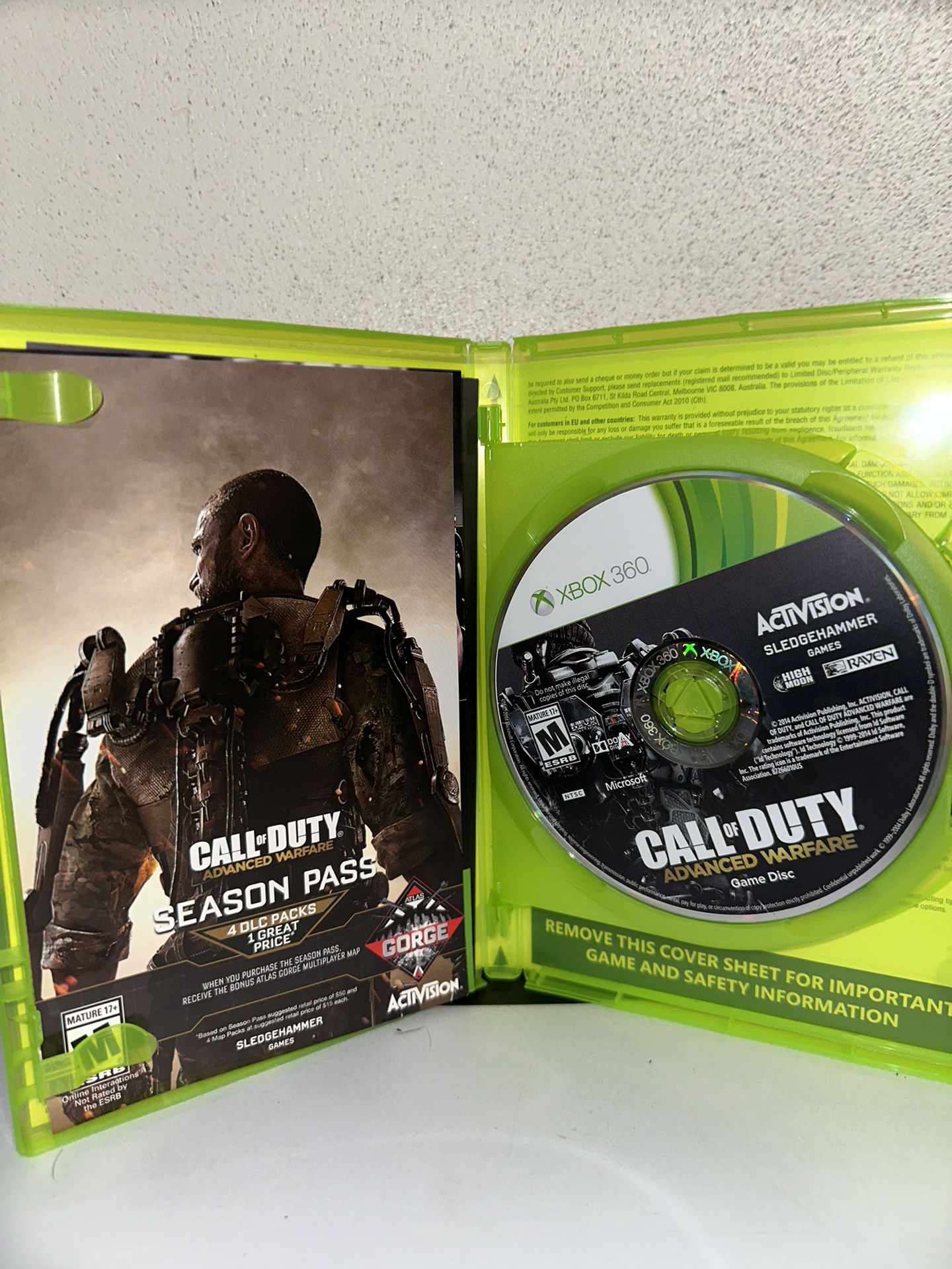 Call of Duty Advanced Warfare Day Zero Edition Xbox 360 - Complete CIB