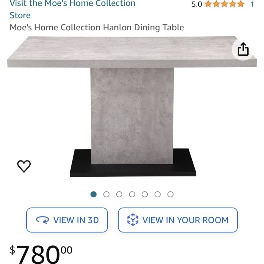 Pedestal Stone Dining Table