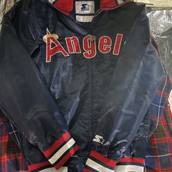 Angels Jacket Starter Jacket Size Small 