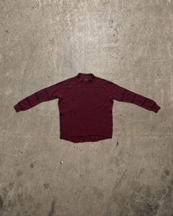 AMERICAN EAGLE TURTLE NECK SWEATER BURGUNDY XS