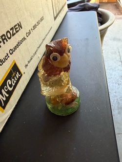 Free - Vintage “Vomit Rock” owl figurine